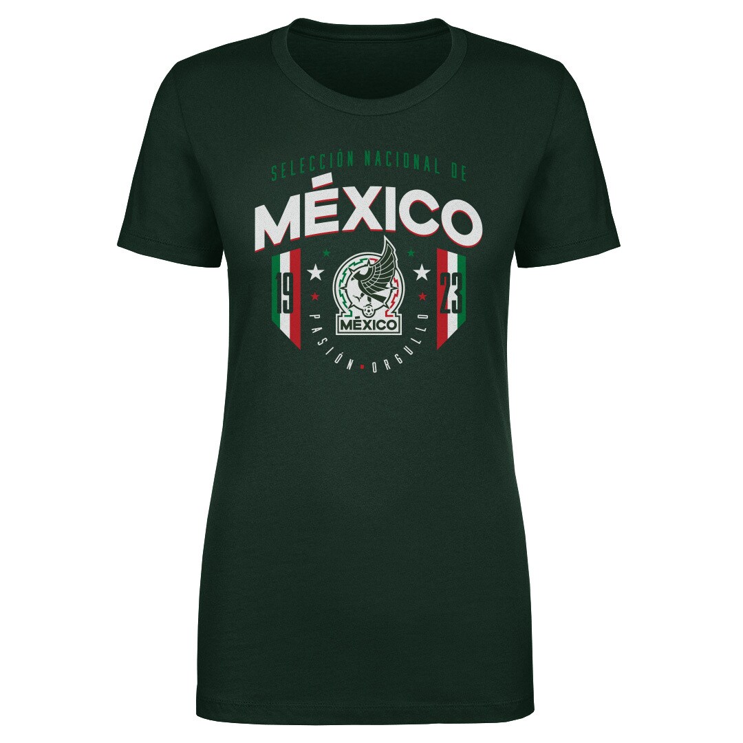 Shop mexico national team 500 level women8217s 1923 t-shirt – forest green – Mexico Football Shirts & World Cup Jerseys