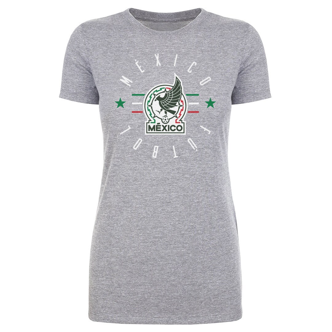 Shop mexico national team 500 level women8217s futbol t-shirt – heather gray – Mexico Football Shirts & World Cup Jerseys