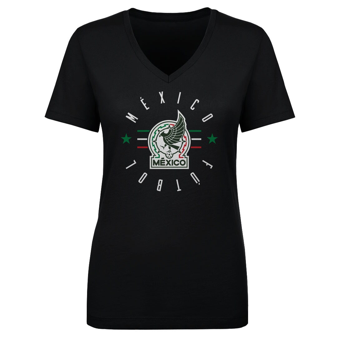 Shop mexico national team 500 level women8217s futbol v-neck t-shirt – black – Mexico Football Shirts & World Cup Jerseys