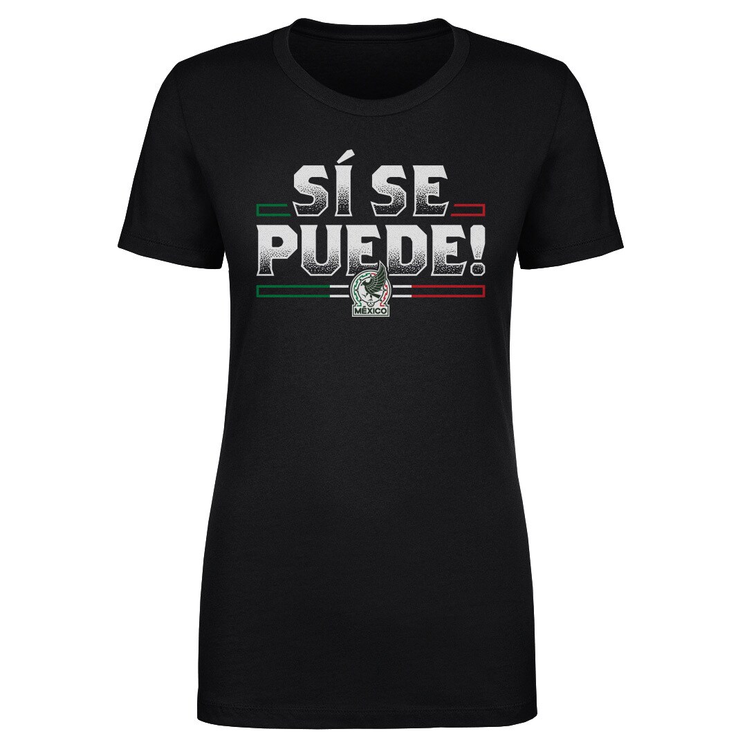 Shop mexico national team 500 level women8217s si se puede t-shirt – black – Mexico Football Shirts & World Cup Jerseys