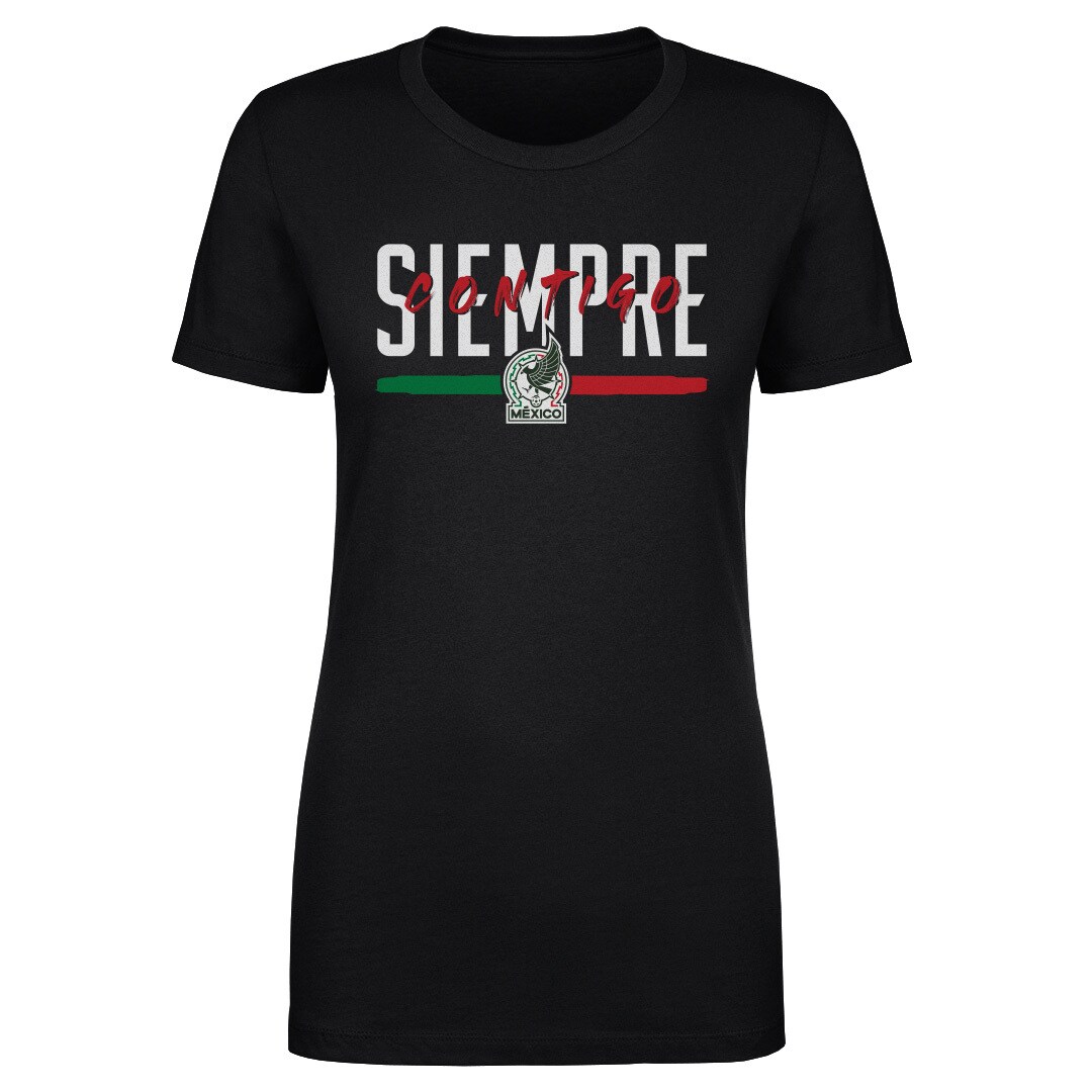 Shop mexico national team 500 level women8217s siempre contigo t-shirt – black – Mexico Football Shirts & World Cup Jerseys
