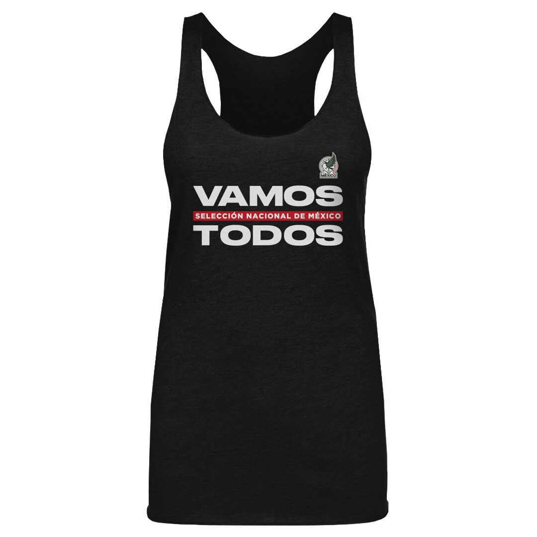 Shop mexico national team 500 level women8217s vamos todos tri-blend tank top – black – Mexico Football Shirts & World Cup Jerseys