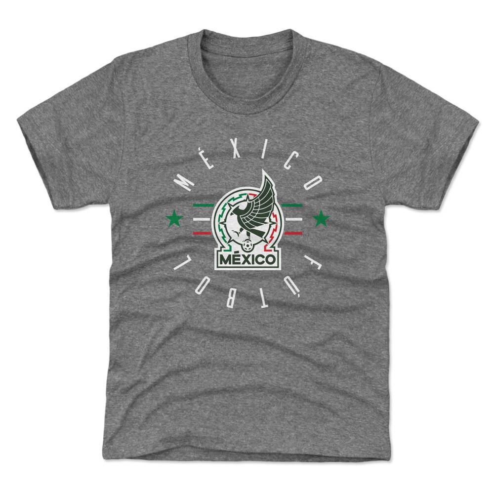 Shop mexico national team 500 level youth futbol t-shirt – gray – Mexico Football Shirts & World Cup Jerseys