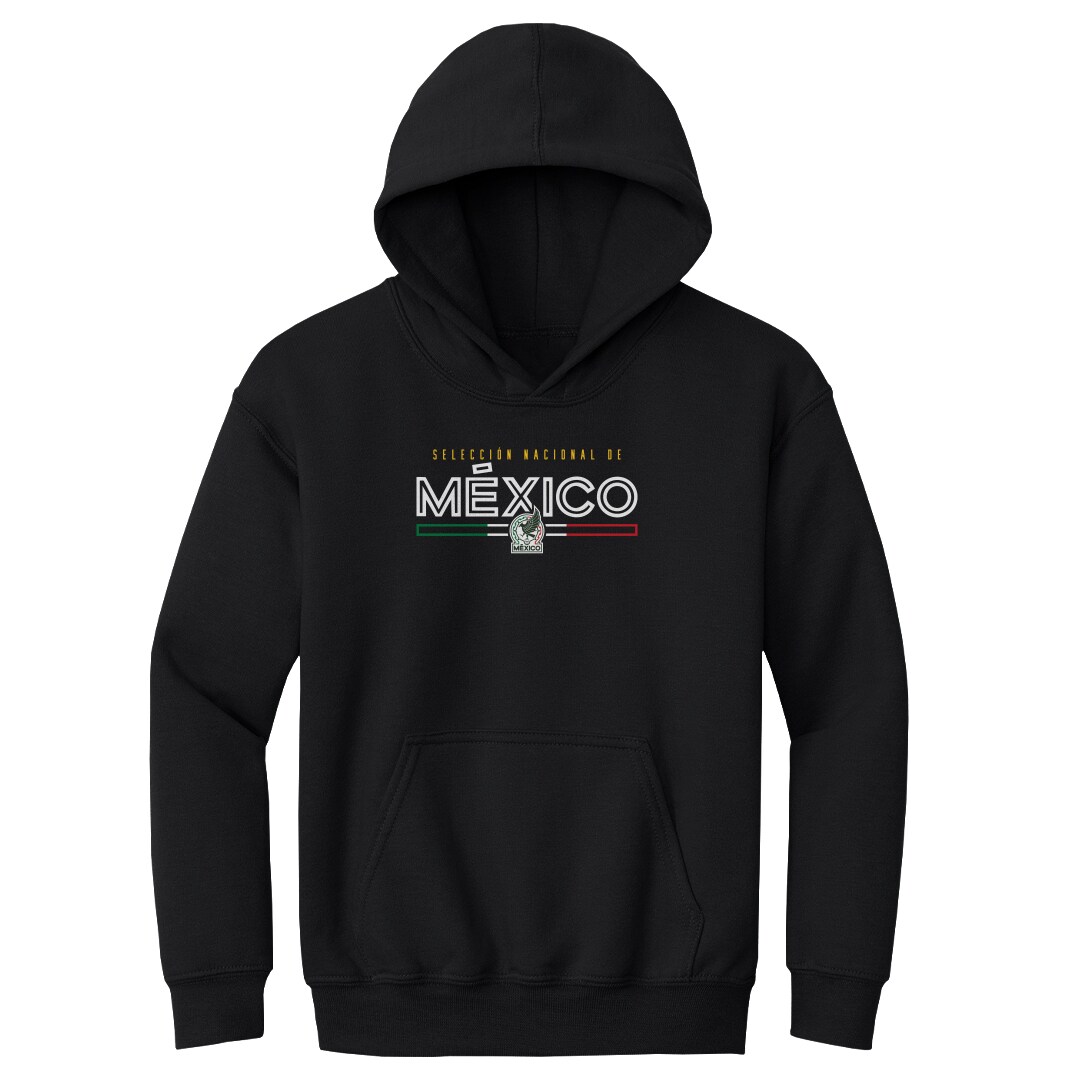 Shop mexico national team 500 level youth inline pullover hoodie – black – Mexico Football Shirts & World Cup Jerseys