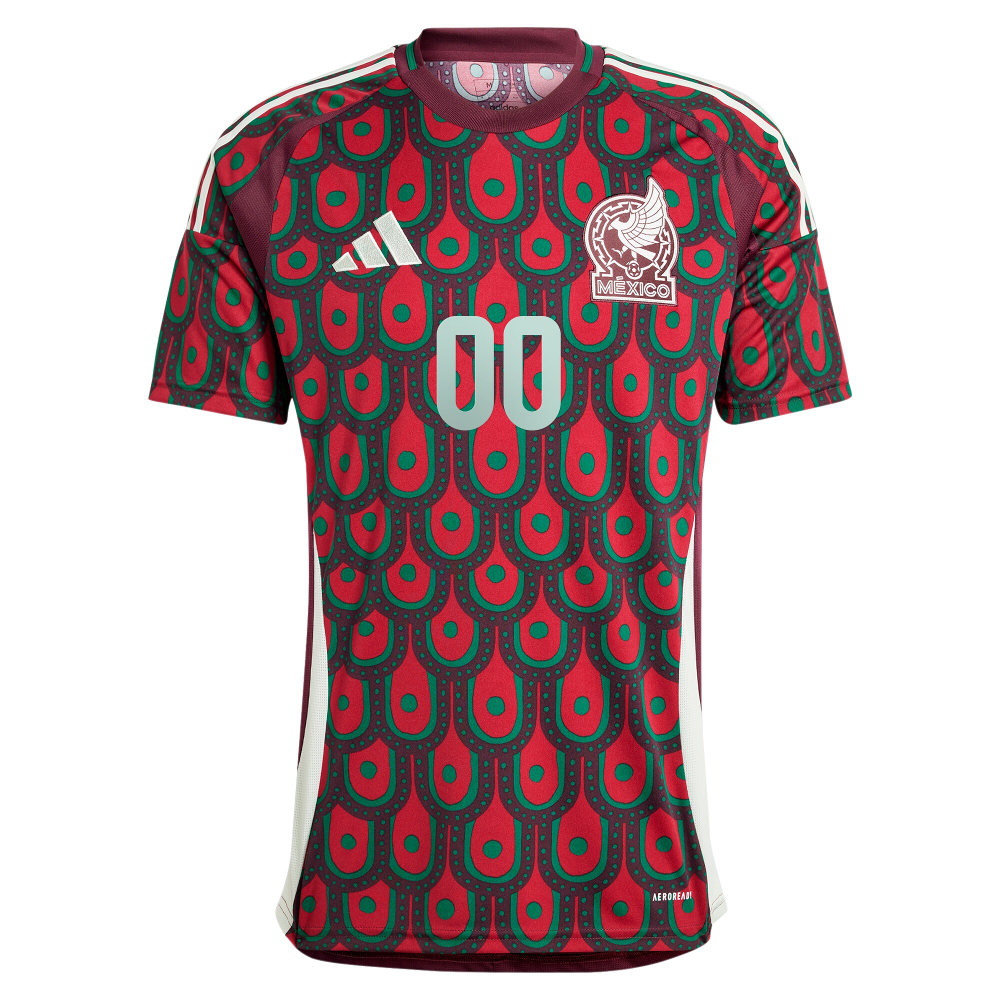 Shop mexico national team adidas 2024 home replica custom jersey – burgundy – Mexico Football Shirts & World Cup Jerseys