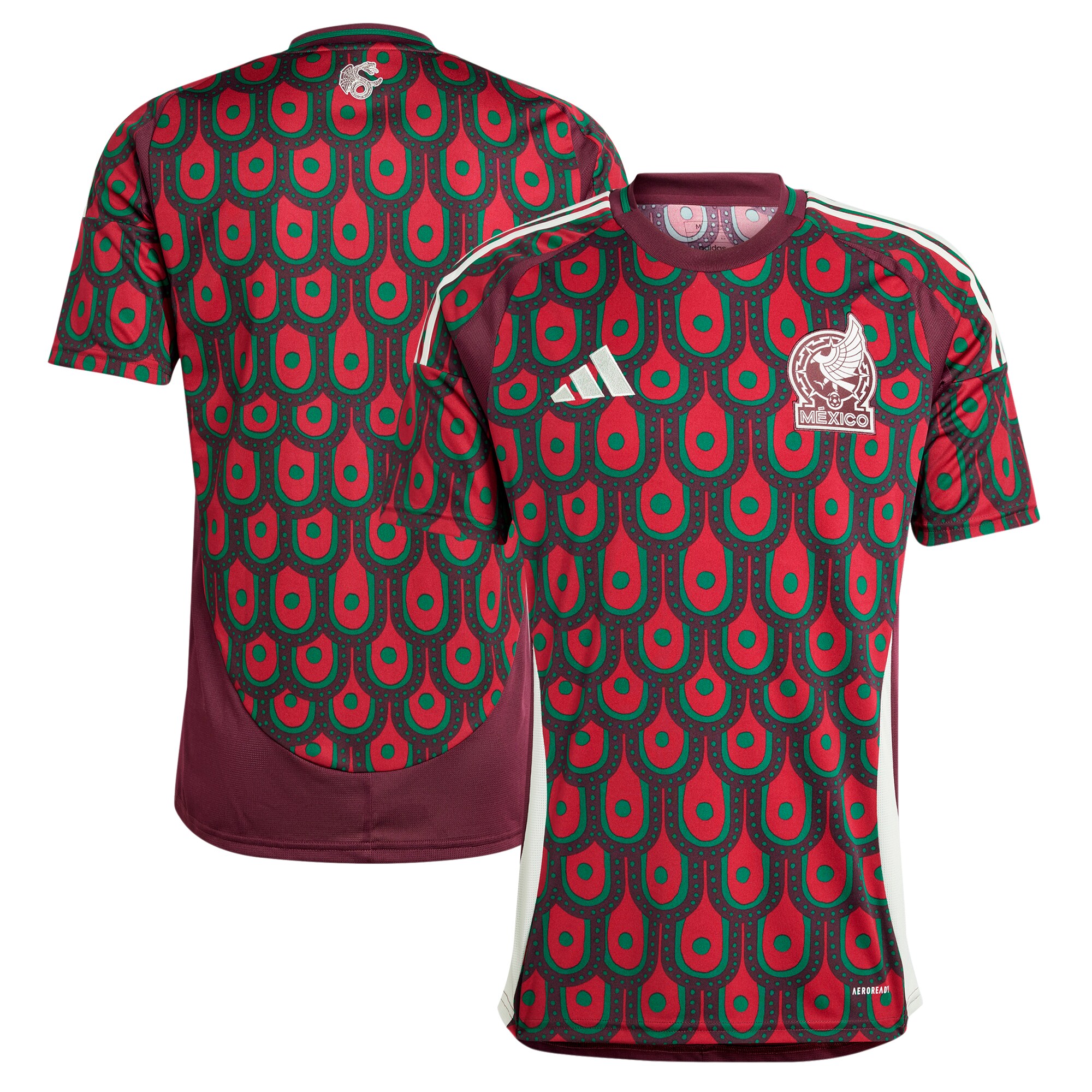Shop mexico national team adidas 2024 home replica jersey – burgundy – Mexico Football Shirts & World Cup Jerseys