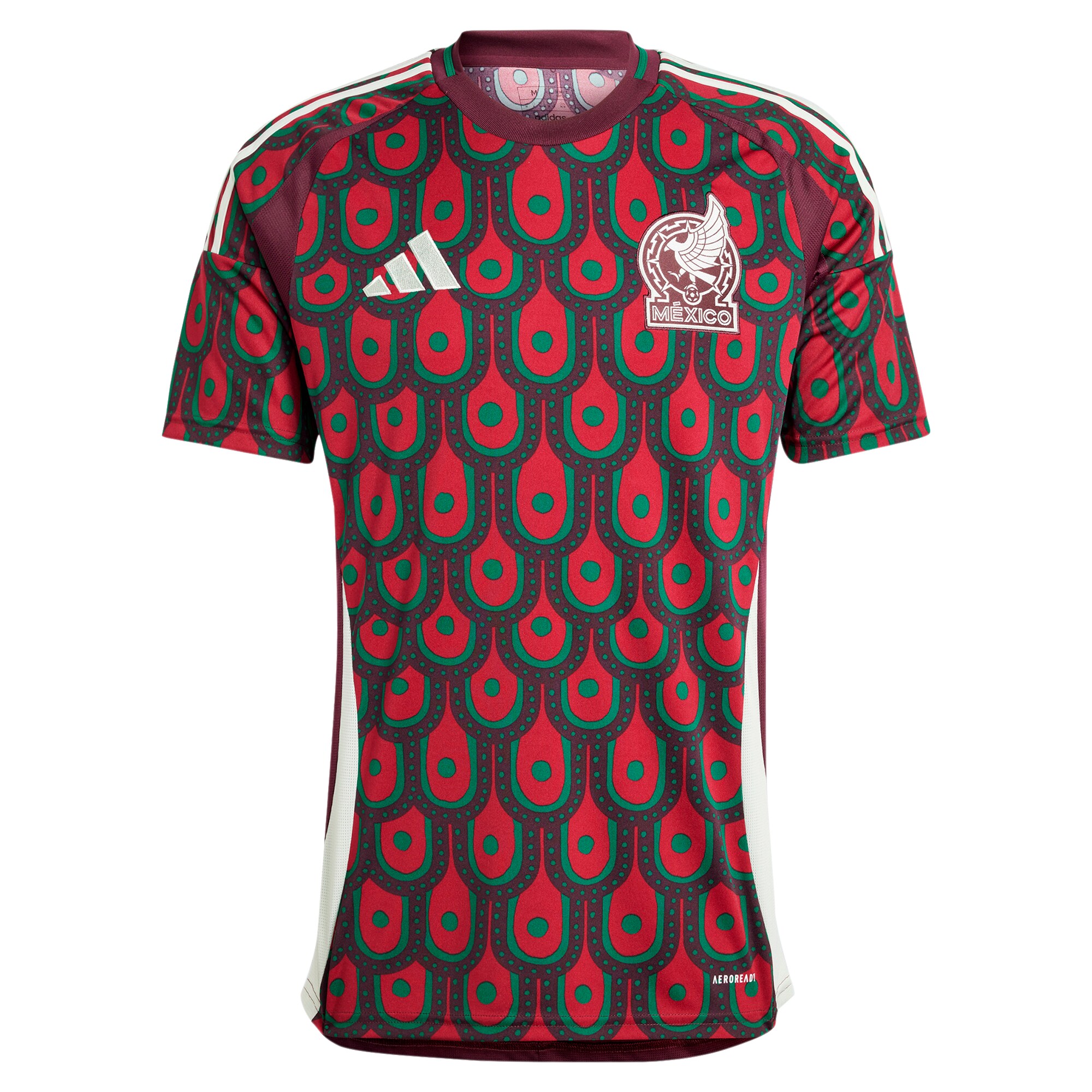 Shop mexico national team adidas 2024 home replica jersey – burgundy – Mexico Football Shirts & World Cup Jerseys