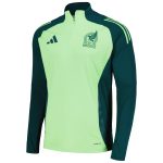 Shop mexico national team adidas 2024 training quarter-zip top – green – Mexico Football Shirts & World Cup Jerseys