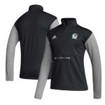 Shop mexico national team adidas crest long sleeve half-zip top – black – Mexico Football Shirts & World Cup Jerseys