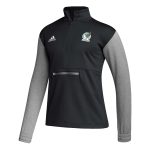 Shop mexico national team adidas crest long sleeve half-zip top – black – Mexico Football Shirts & World Cup Jerseys