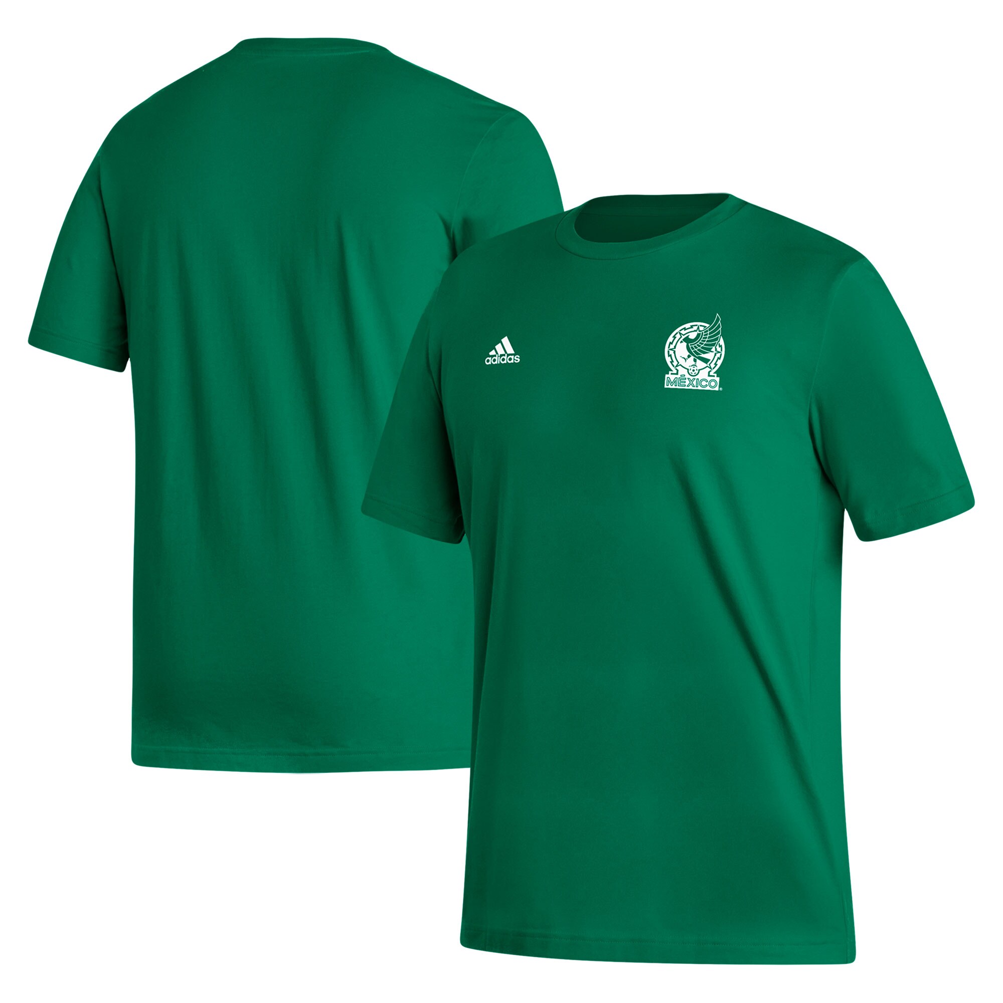 Shop mexico national team adidas crest t-shirt – kelly green – Mexico Football Shirts & World Cup Jerseys