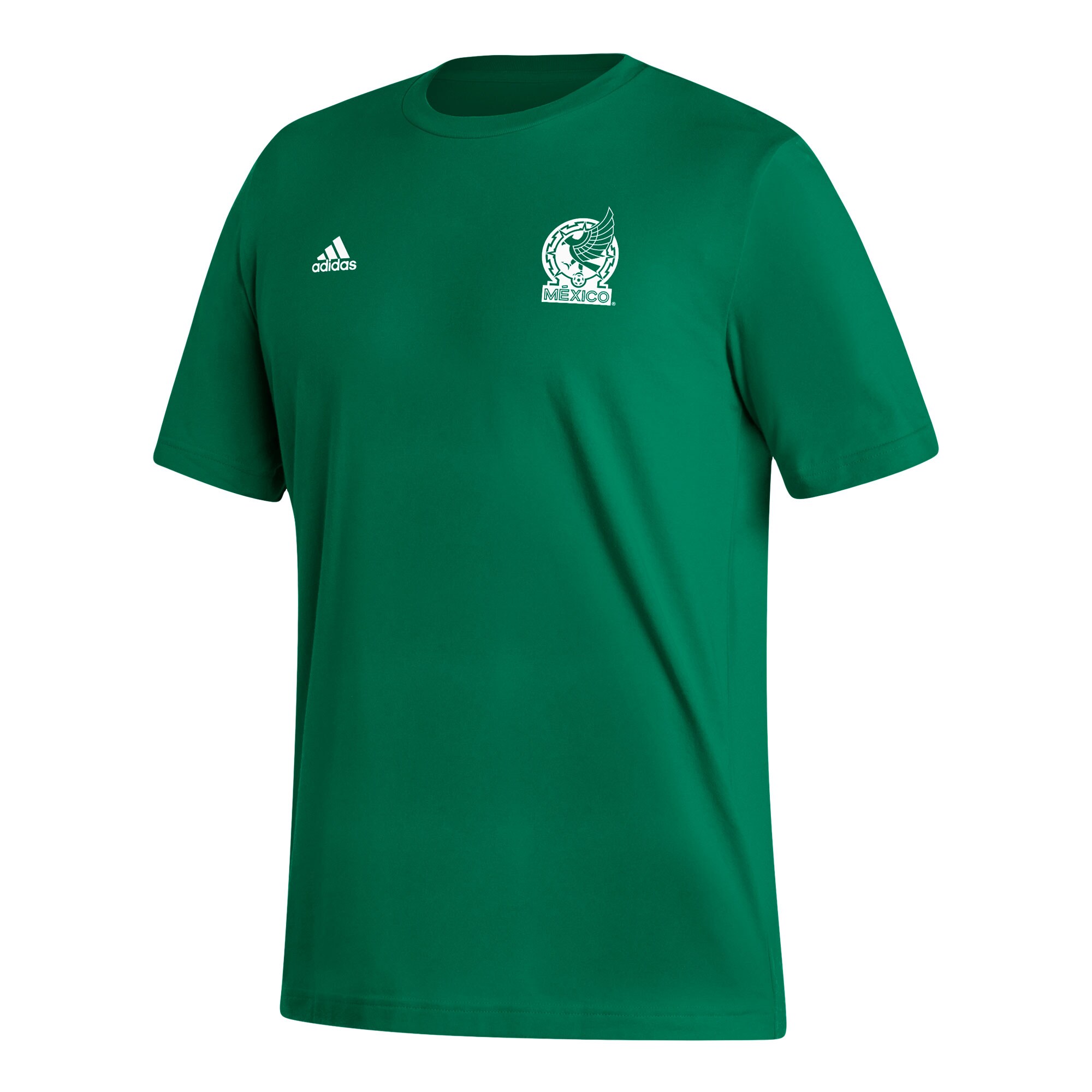 Shop mexico national team adidas crest t-shirt – kelly green – Mexico Football Shirts & World Cup Jerseys