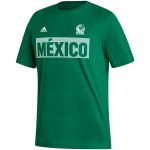 Shop mexico national team adidas culture bar t-shirt – kelly green – Mexico Football Shirts & World Cup Jerseys