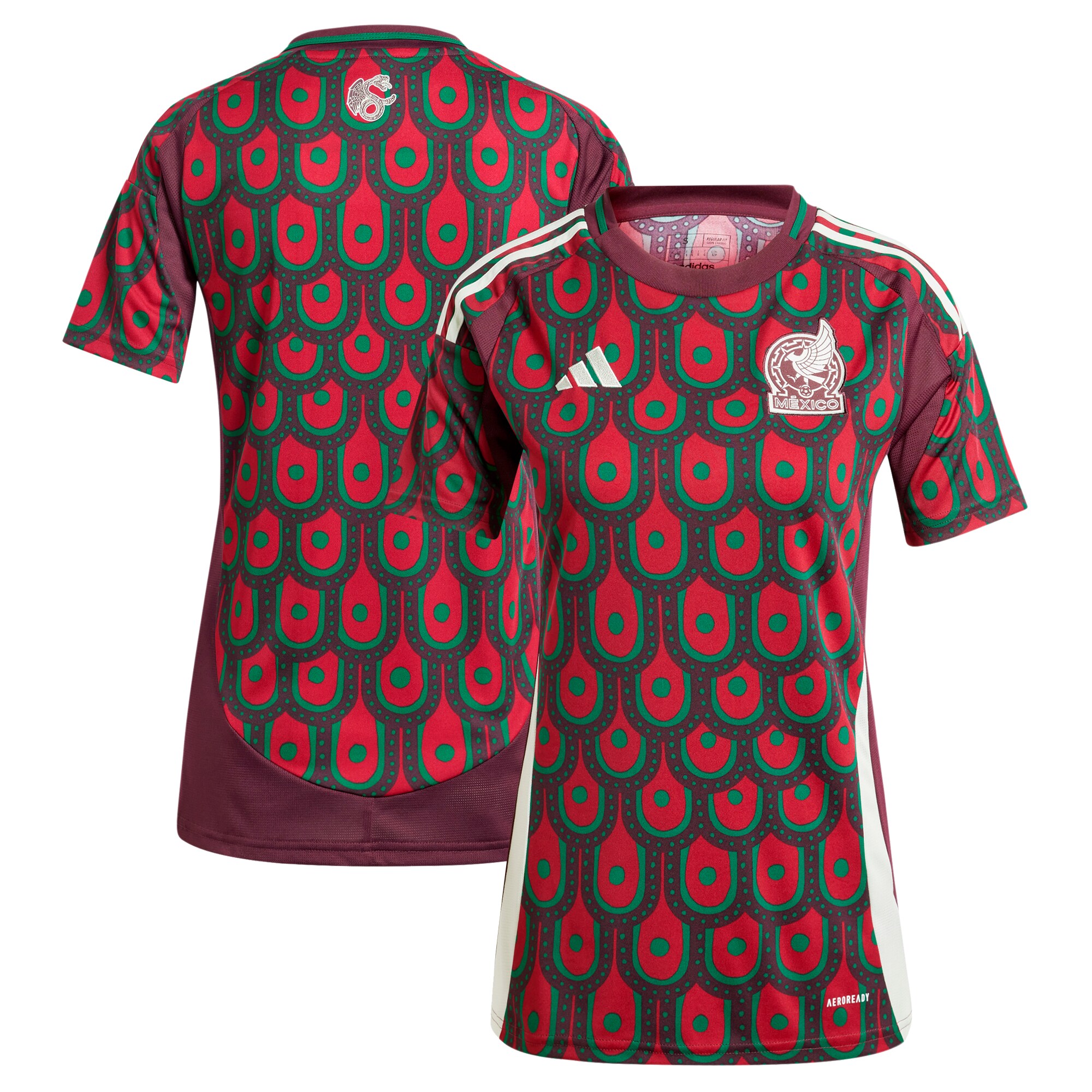 Shop mexico national team adidas women8217s 2024 home replica jersey – burgundy – Mexico Football Shirts & World Cup Jerseys
