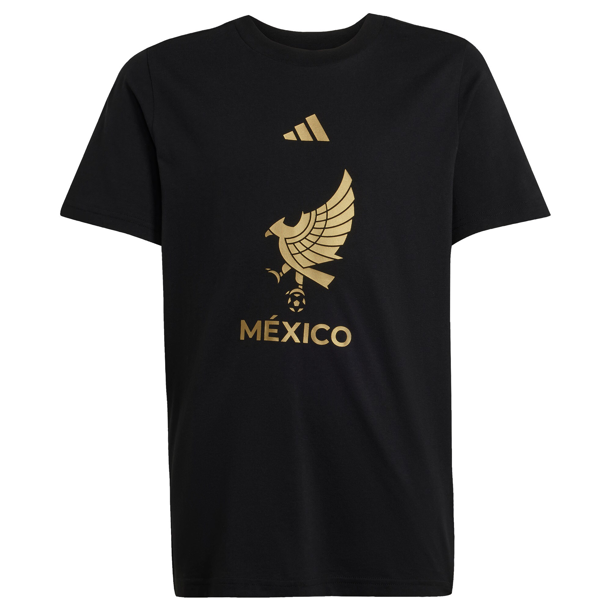 Shop mexico national team adidas youth 2025 third jersey dna graphic t-shirt – black – Mexico Football Shirts & World Cup Jerseys