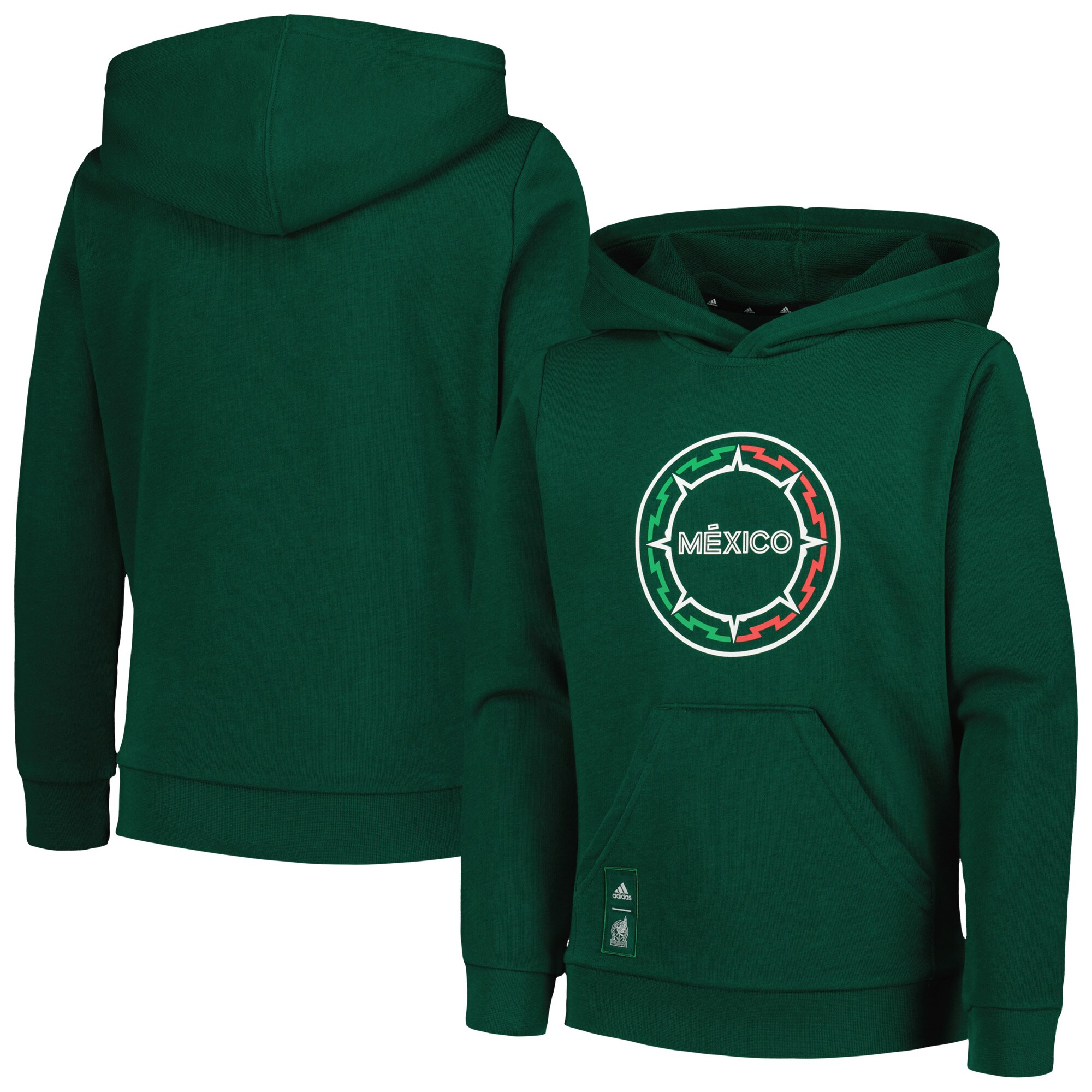 Shop mexico national team adidas youth pullover hoodie – green – Mexico Football Shirts & World Cup Jerseys