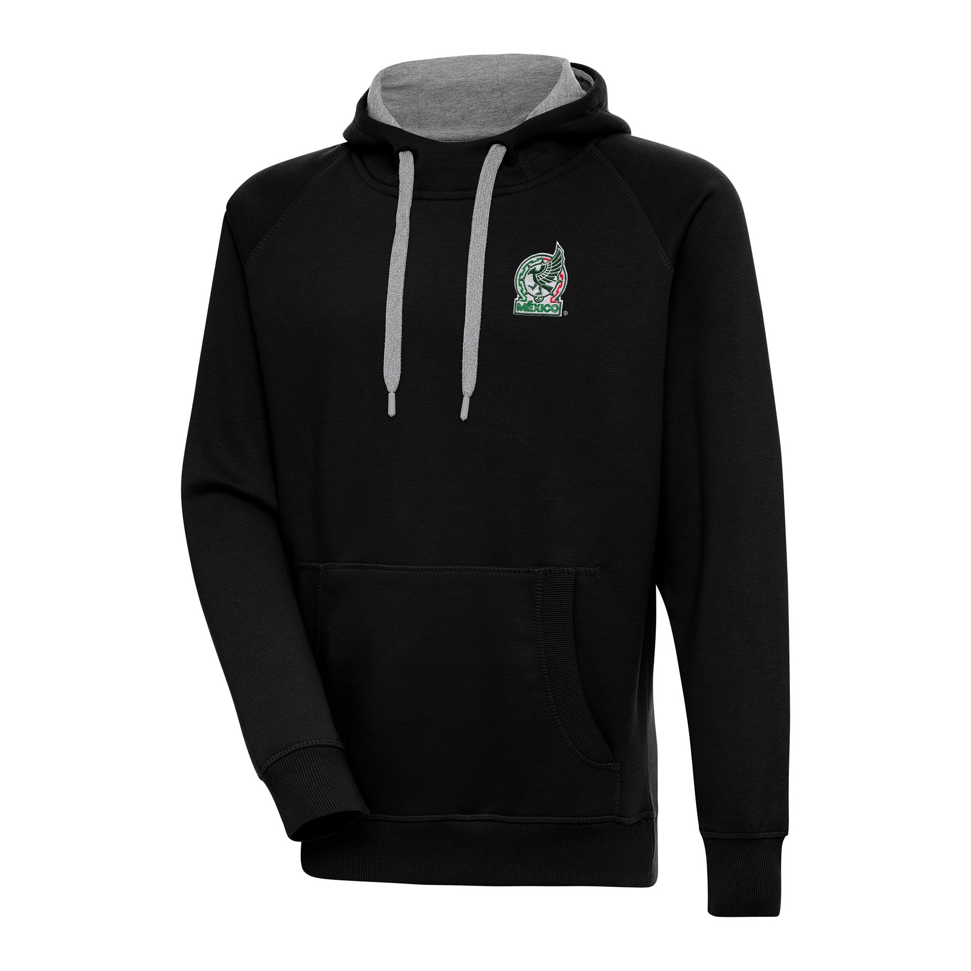Shop mexico national team antigua takeover pullover hoodie – black – Mexico Football Shirts & World Cup Jerseys