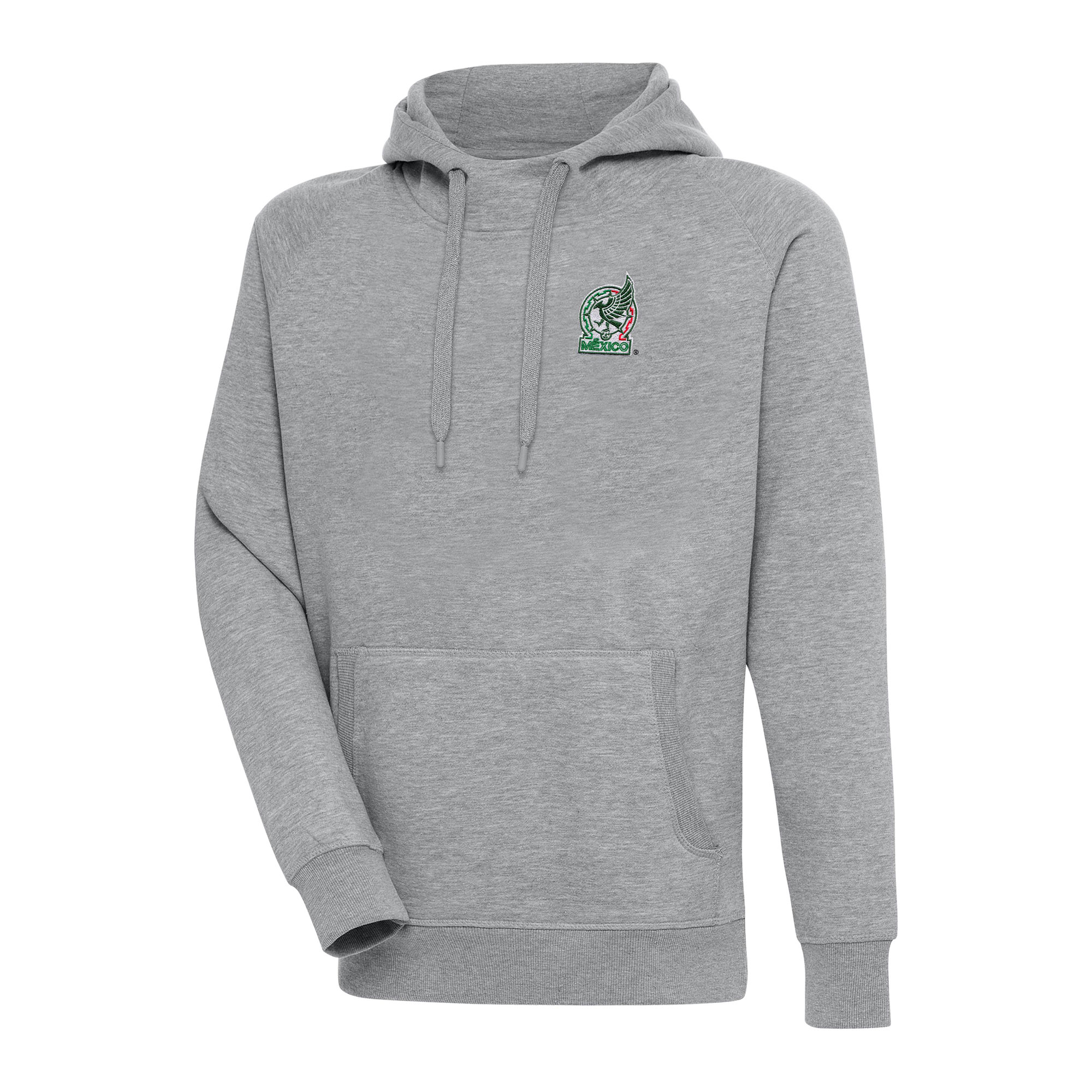 Shop mexico national team antigua takeover pullover hoodie – heather gray – Mexico Football Shirts & World Cup Jerseys