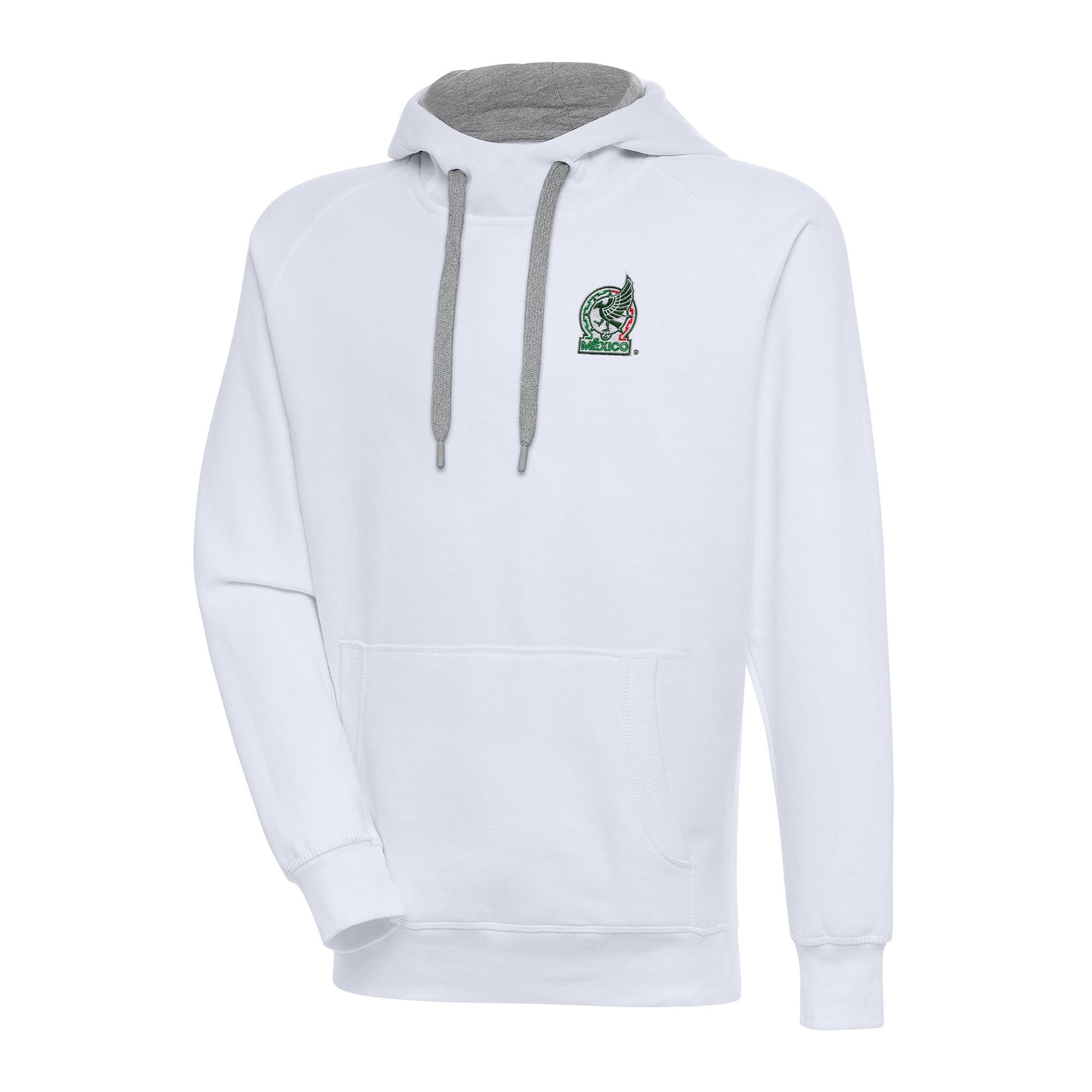 Shop mexico national team antigua takeover pullover hoodie – white – Mexico Football Shirts & World Cup Jerseys
