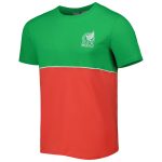 Shop mexico national team block west t-shirt – greenred – Mexico Football Shirts & World Cup Jerseys