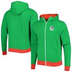 Shop mexico national team crest full-zip hoodie – green – Mexico Football Shirts & World Cup Jerseys