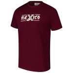 Shop mexico national team heritage heavy relaxed fit t-shirt – burgundy – Mexico Football Shirts & World Cup Jerseys
