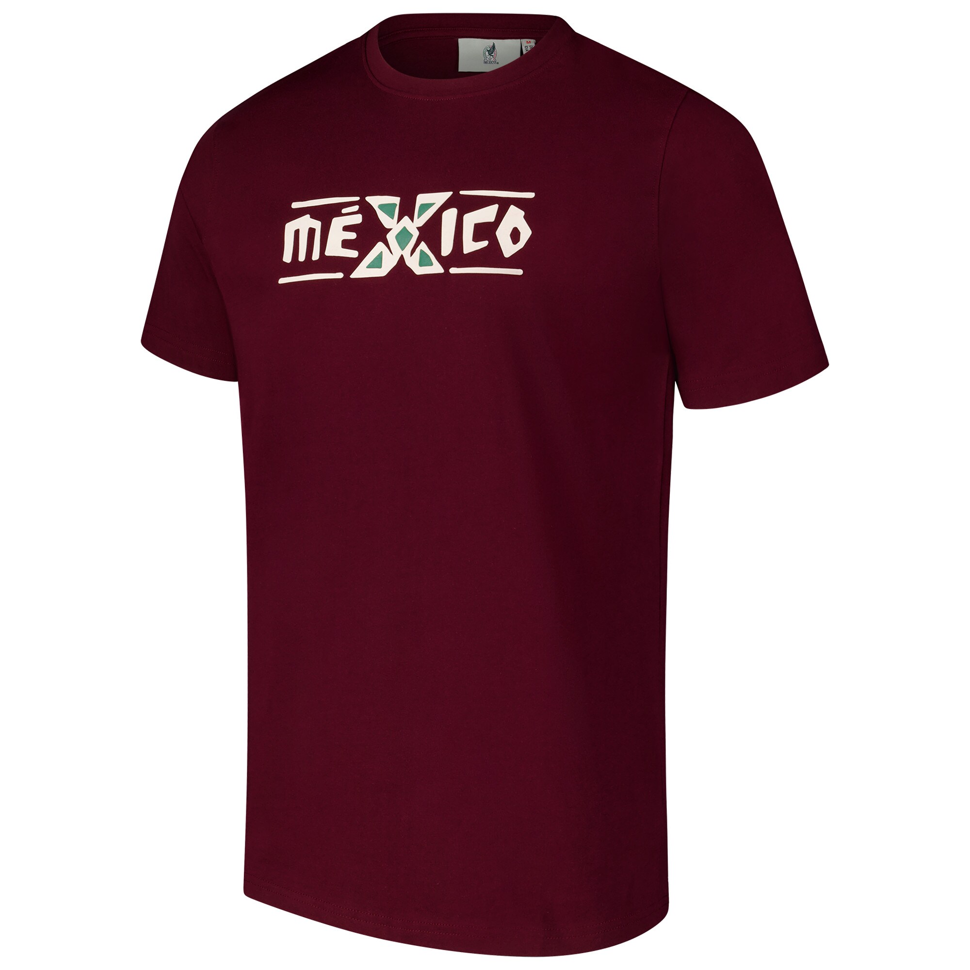 Shop mexico national team heritage heavy relaxed fit t-shirt – burgundy – Mexico Football Shirts & World Cup Jerseys