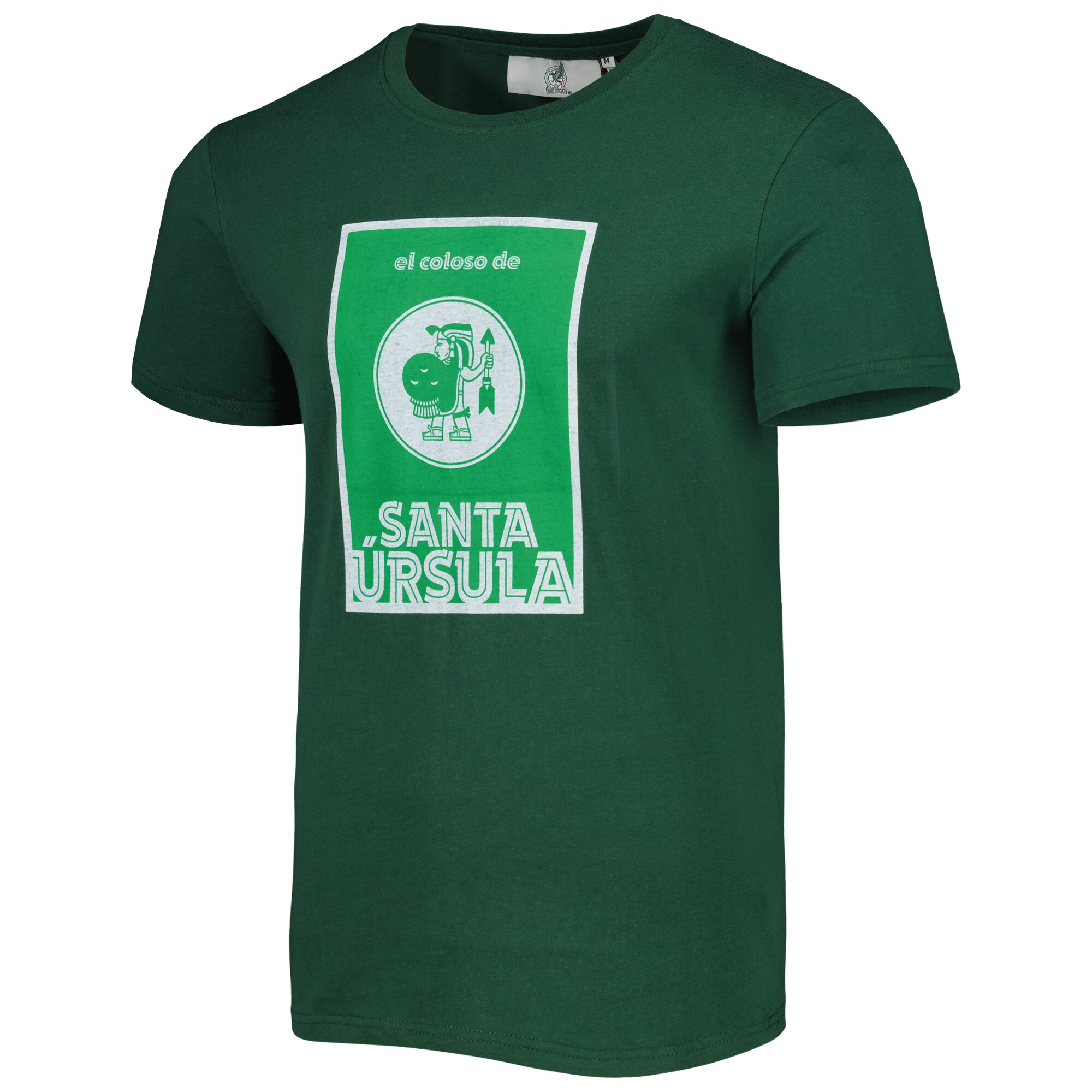 Shop mexico national team santa ursula t-shirt – green – Mexico Football Shirts & World Cup Jerseys