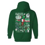 Shop mexico national team vive la fete women8217s impressions artwork pullover hoodie – green – Mexico Football Shirts & World Cup Jerseys
