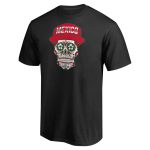Shop mexico sugar skull t-shirt – black – Mexico Football Shirts & World Cup Jerseys