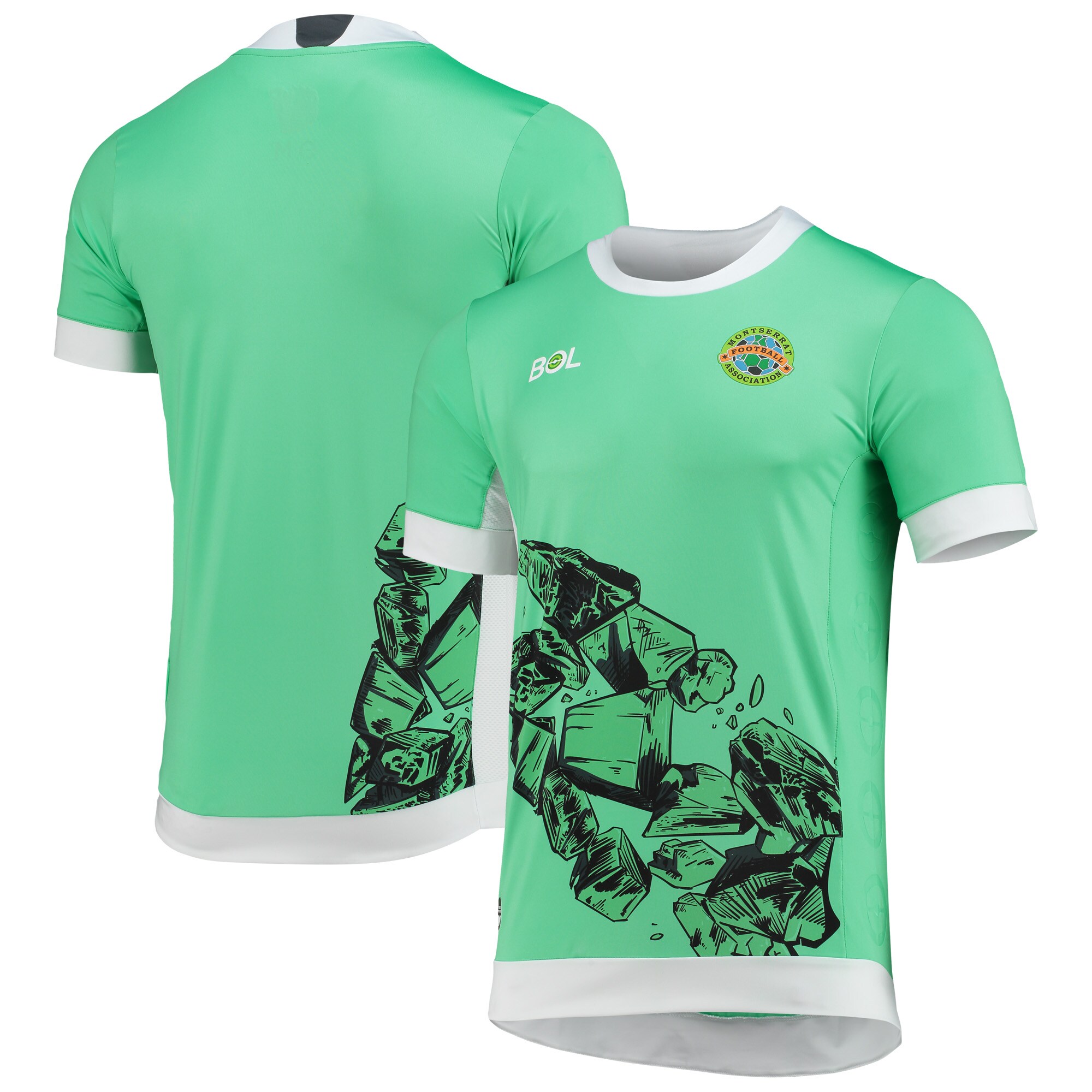 Shop montserrat national team 202223 replica home jersey – green – Mexico Football Shirts & World Cup Jerseys