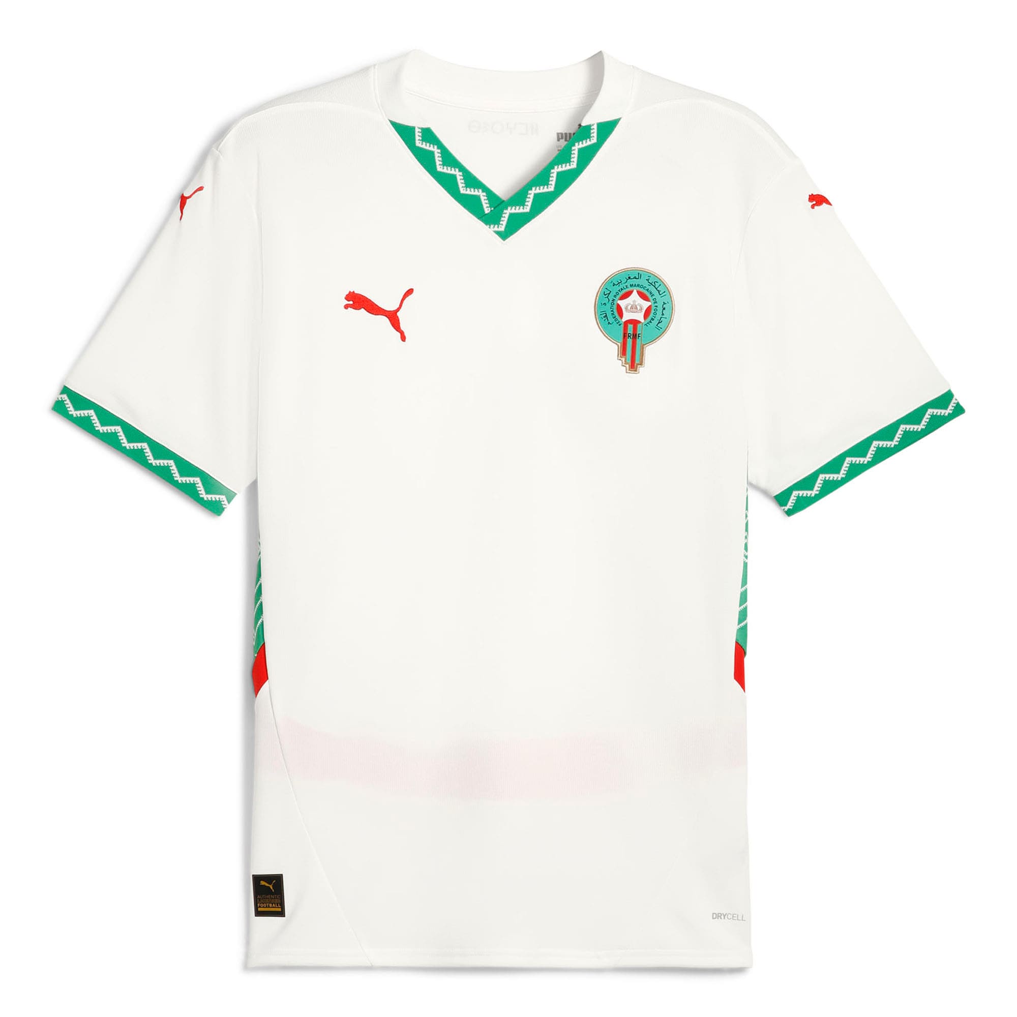 Shop morocco national team puma 2025 away replica jersey – white – Mexico Football Shirts & World Cup Jerseys