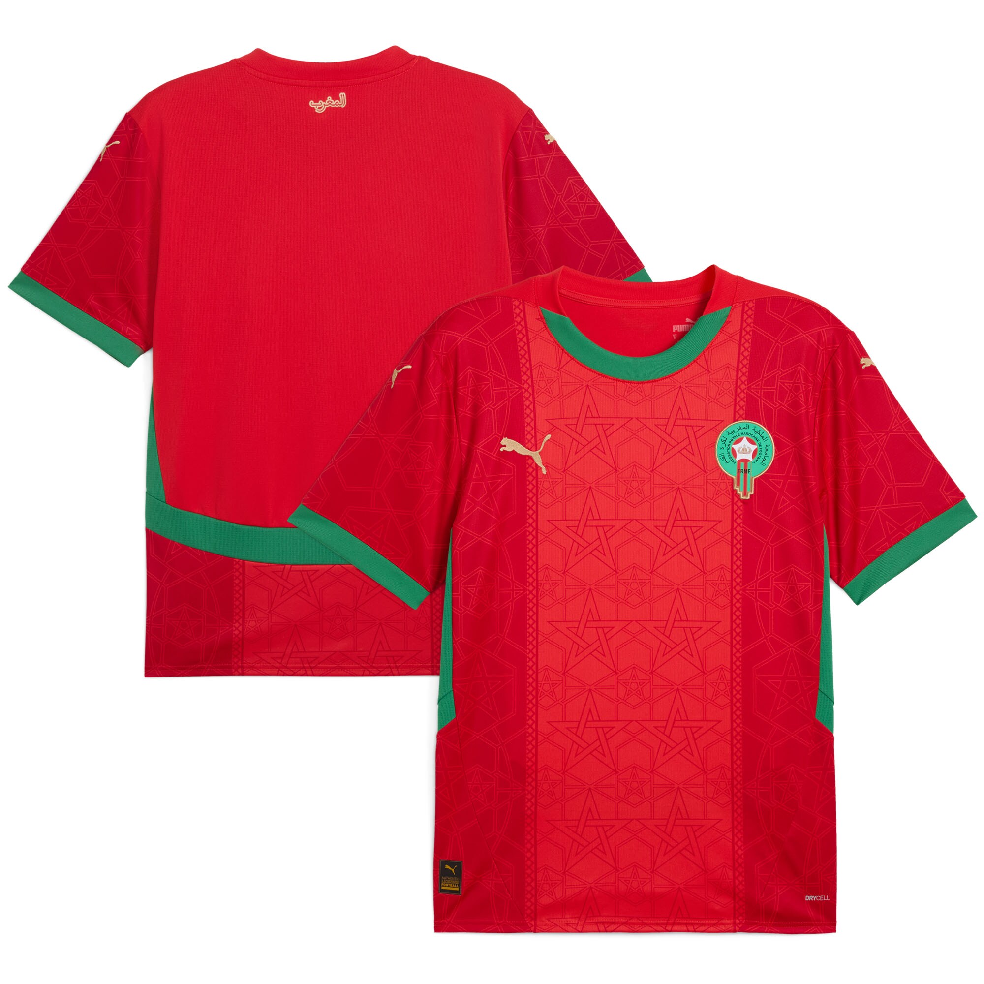 Shop morocco national team puma 2025 home replica jersey – red – Mexico Football Shirts & World Cup Jerseys