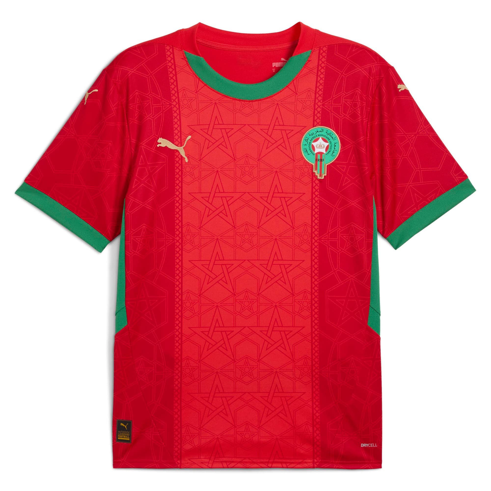 Shop morocco national team puma 2025 home replica jersey – red – Mexico Football Shirts & World Cup Jerseys