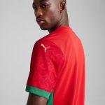 Shop morocco national team puma 2025 home replica jersey – red – Mexico Football Shirts & World Cup Jerseys