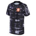 Shop netherlands national team nike 202223 pre-match top – black – Mexico Football Shirts & World Cup Jerseys
