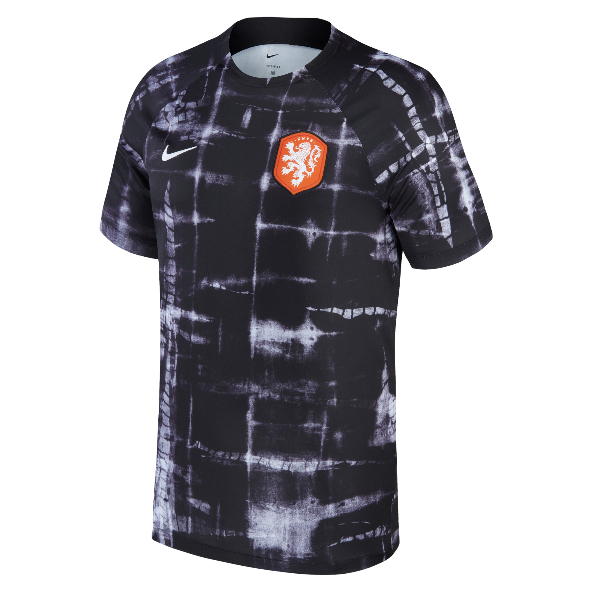 Shop netherlands national team nike 202223 pre-match top – black – Mexico Football Shirts & World Cup Jerseys