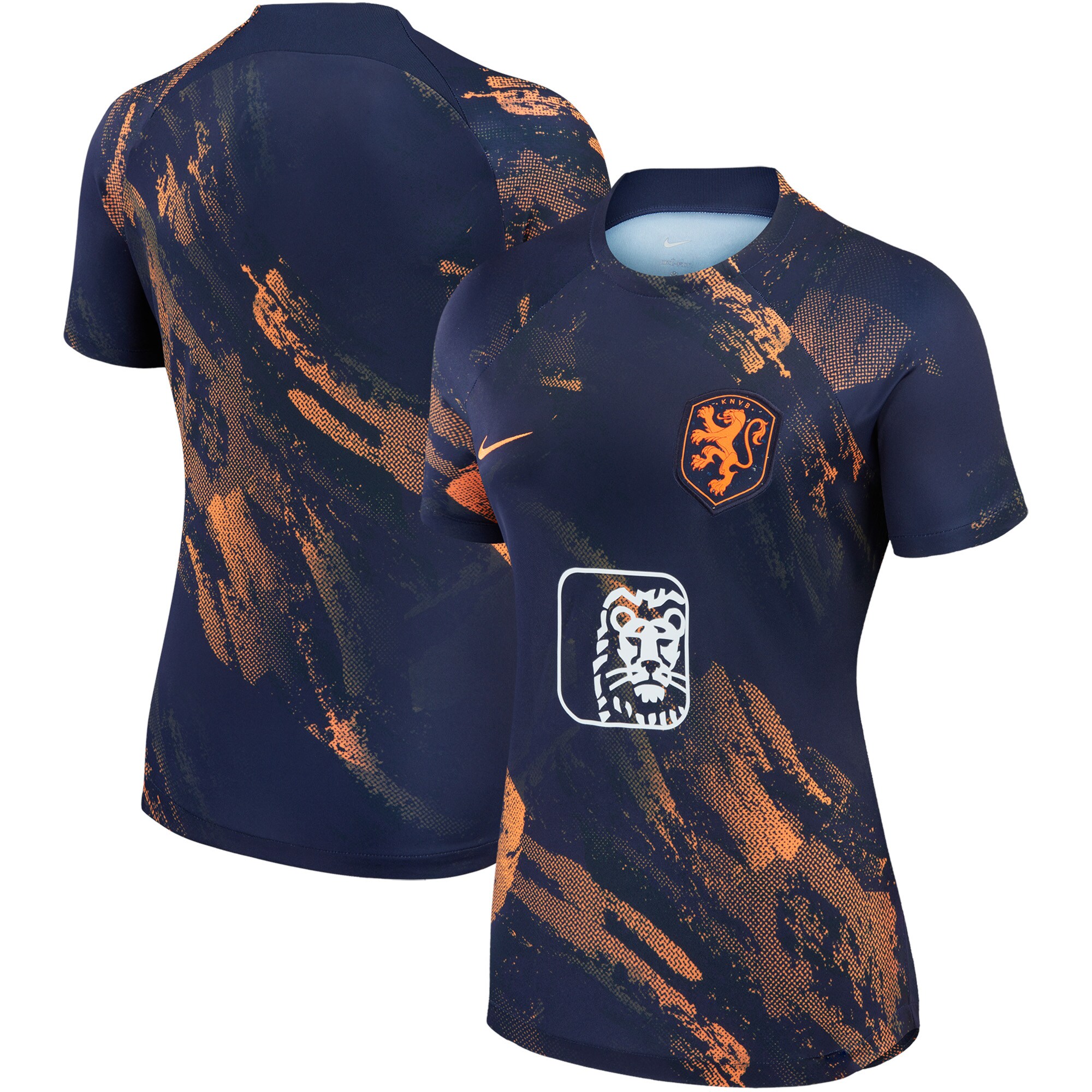 Shop netherlands women8217s national team nike women8217s 2023 pre-match top – navy – Mexico Football Shirts & World Cup Jerseys