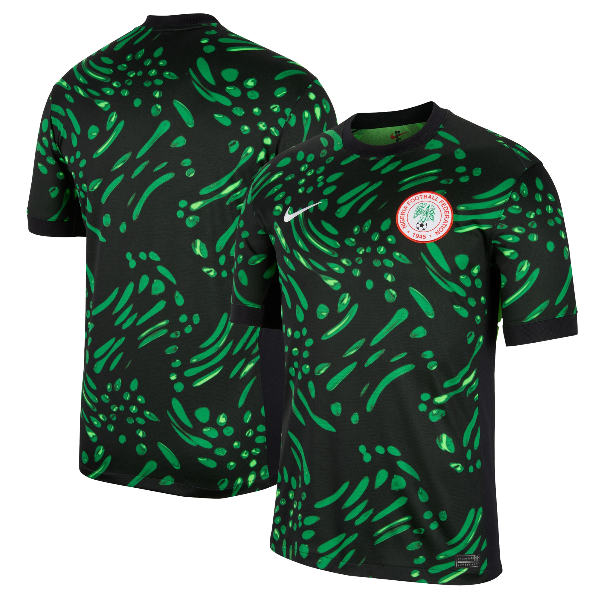 Shop nigeria national team nike 2024 away replica jersey – black – Mexico Football Shirts & World Cup Jerseys