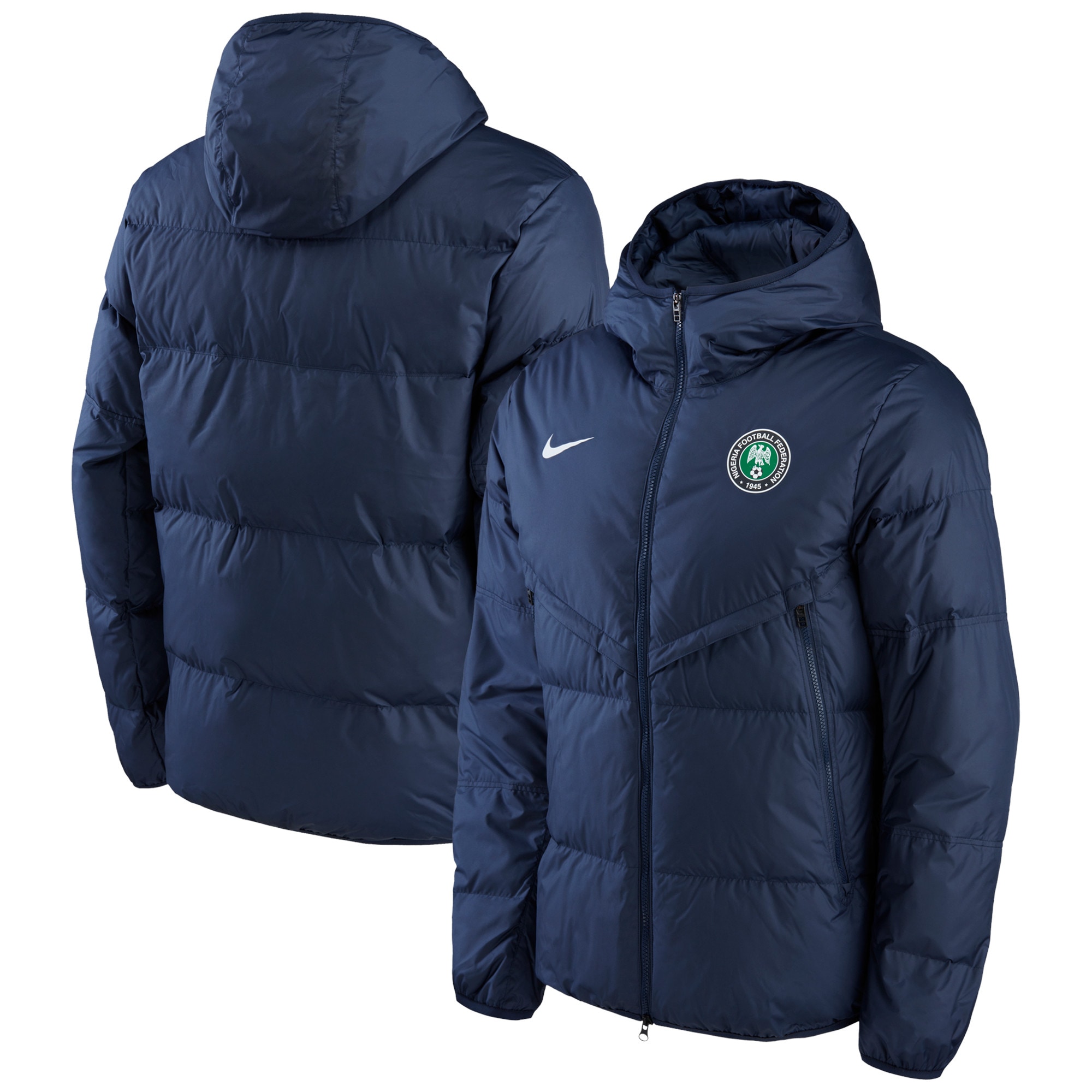 Shop nigeria national team nike strike hoodie full-zip jacket – navy – Mexico Football Shirts & World Cup Jerseys