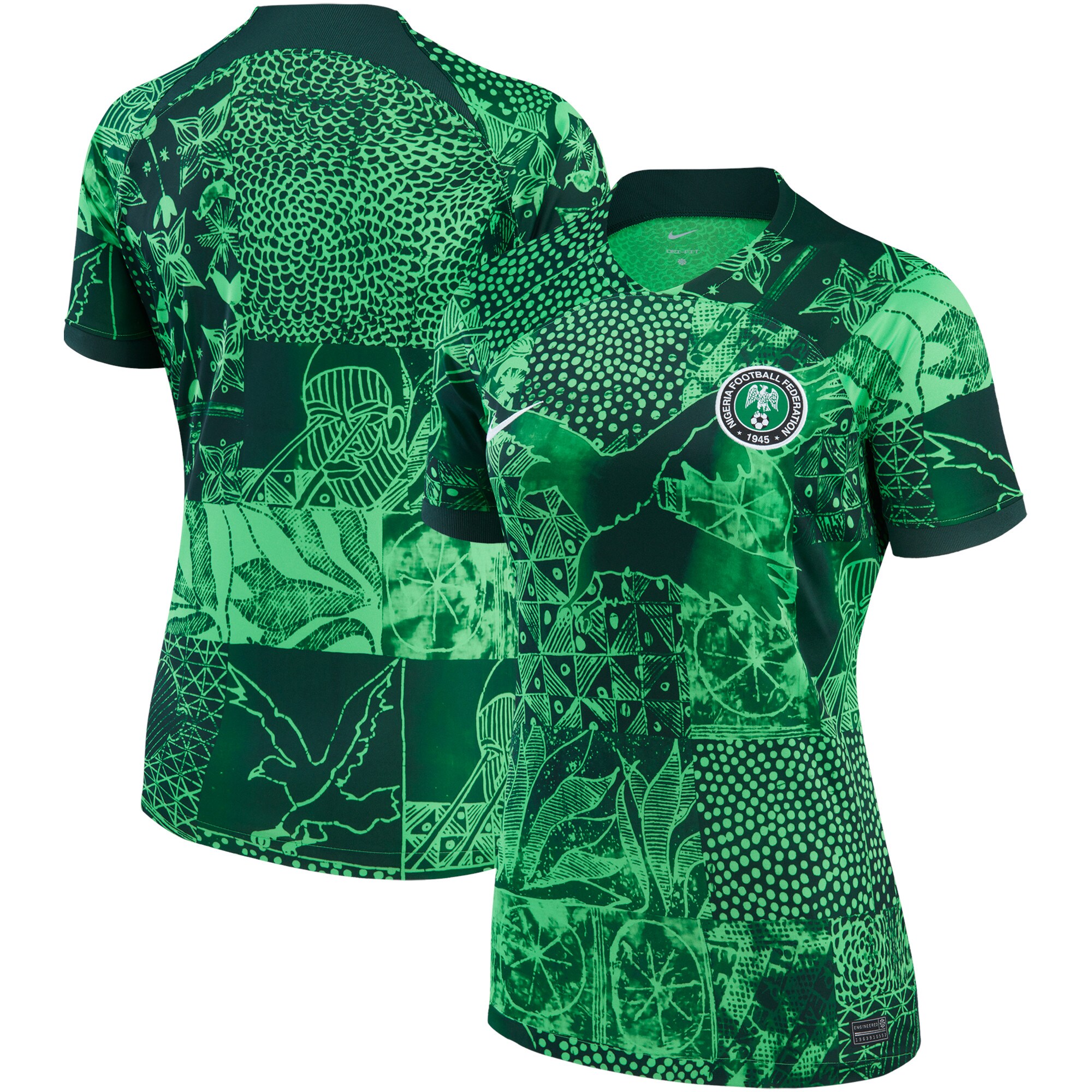 Shop nigeria national team nike women8217s 202223 home breathe stadium replica blank jersey – green – Mexico Football Shirts & World Cup Jerseys