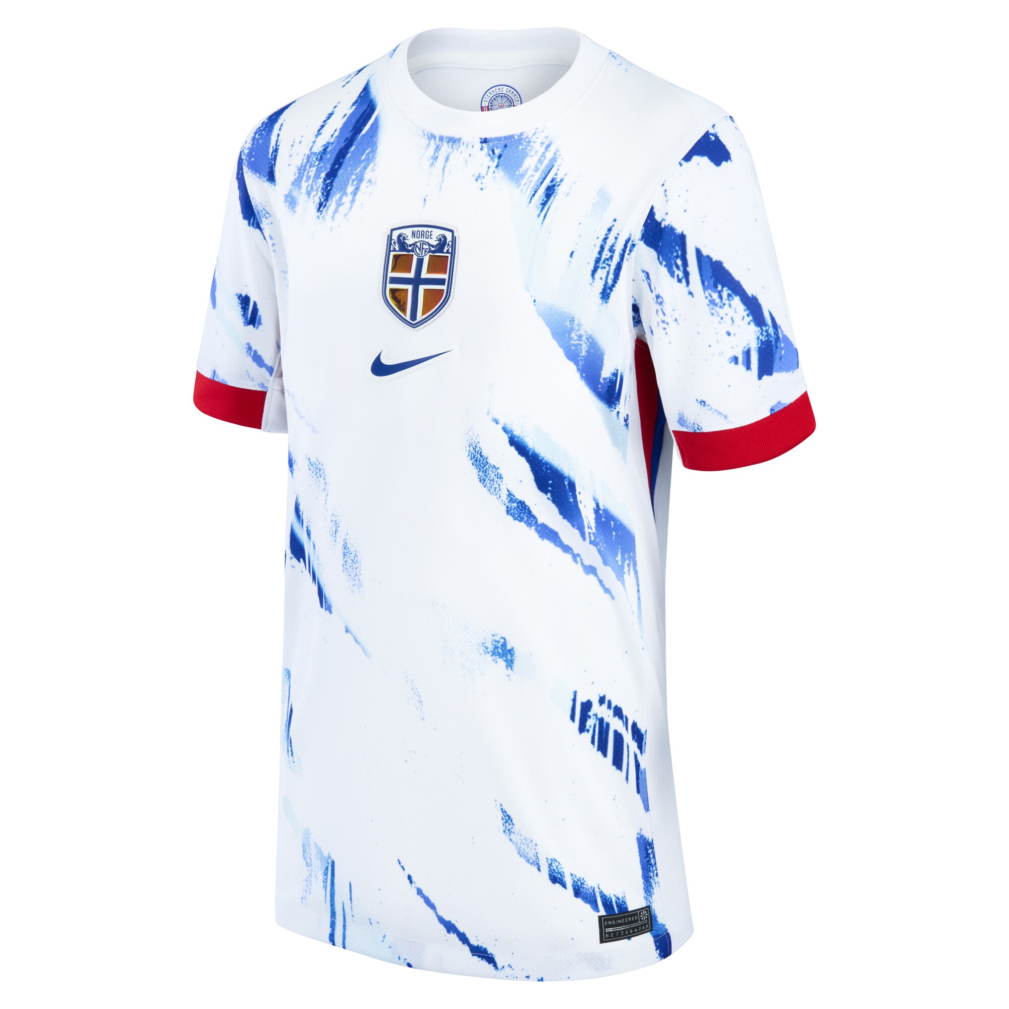 Shop norway national team nike youth 2024 away replica blank jersey – white – Mexico Football Shirts & World Cup Jerseys