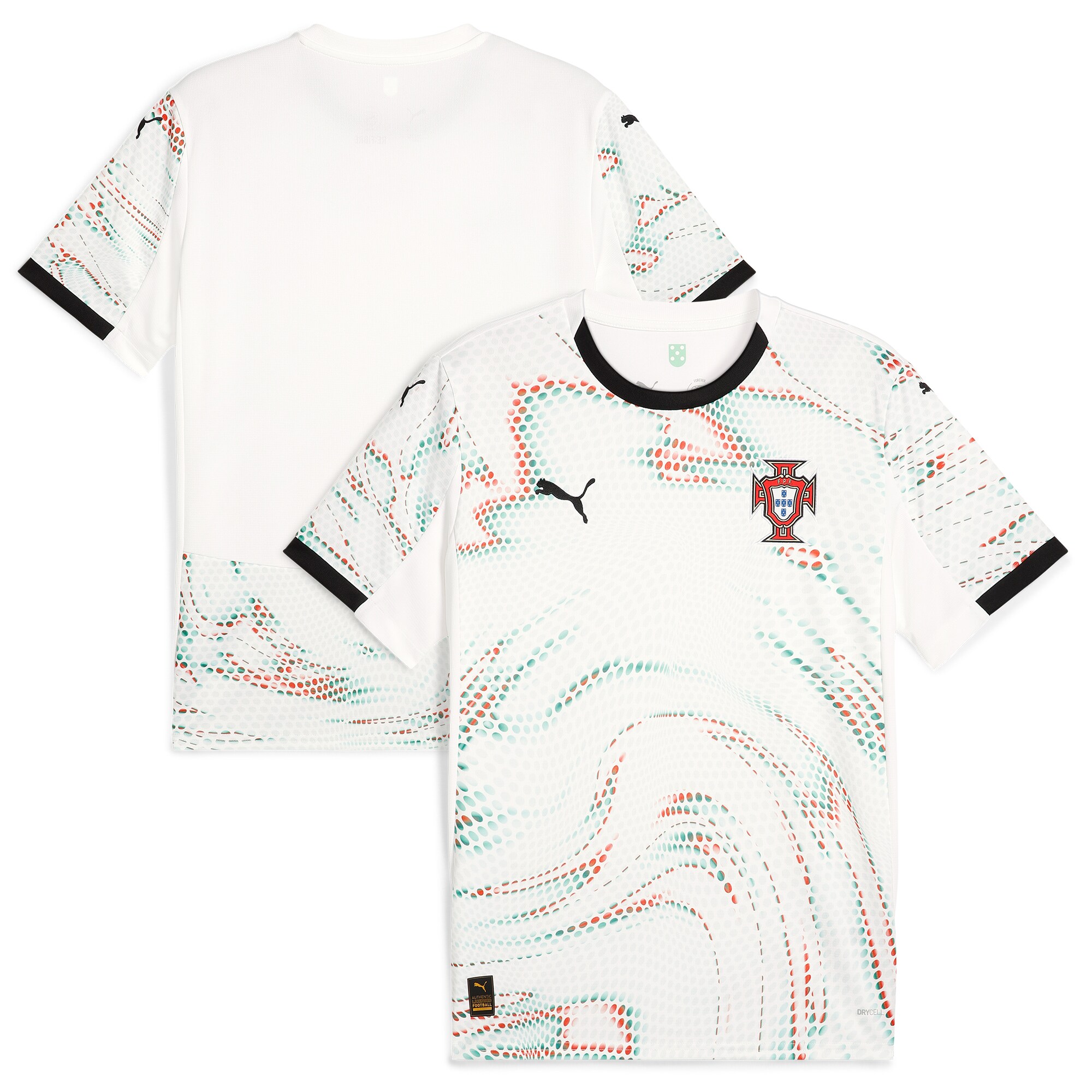 Shop portugal national team puma 2025 away replica jersey – white – Mexico Football Shirts & World Cup Jerseys