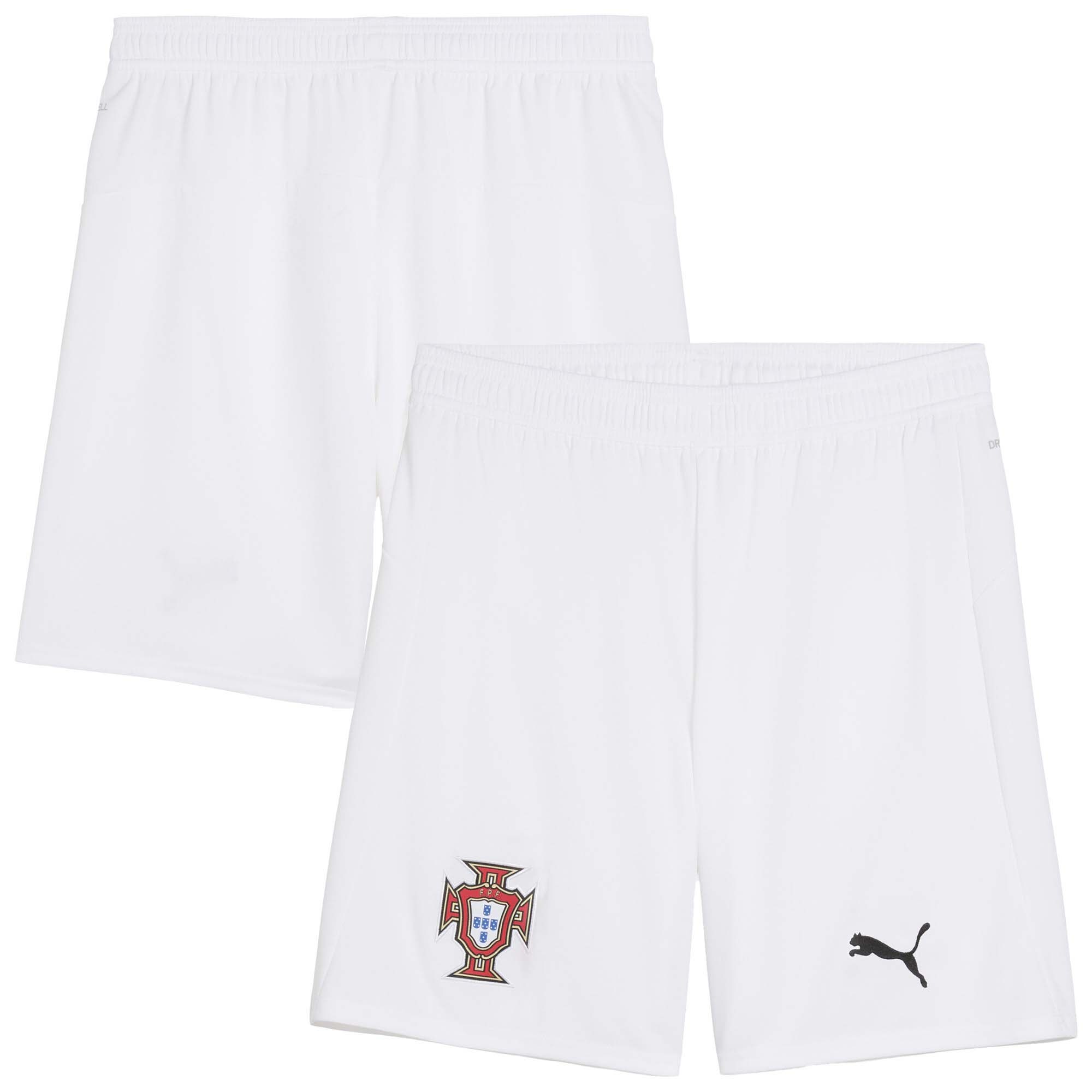 Shop portugal national team puma 2025 away replica shorts – white – Mexico Football Shirts & World Cup Jerseys