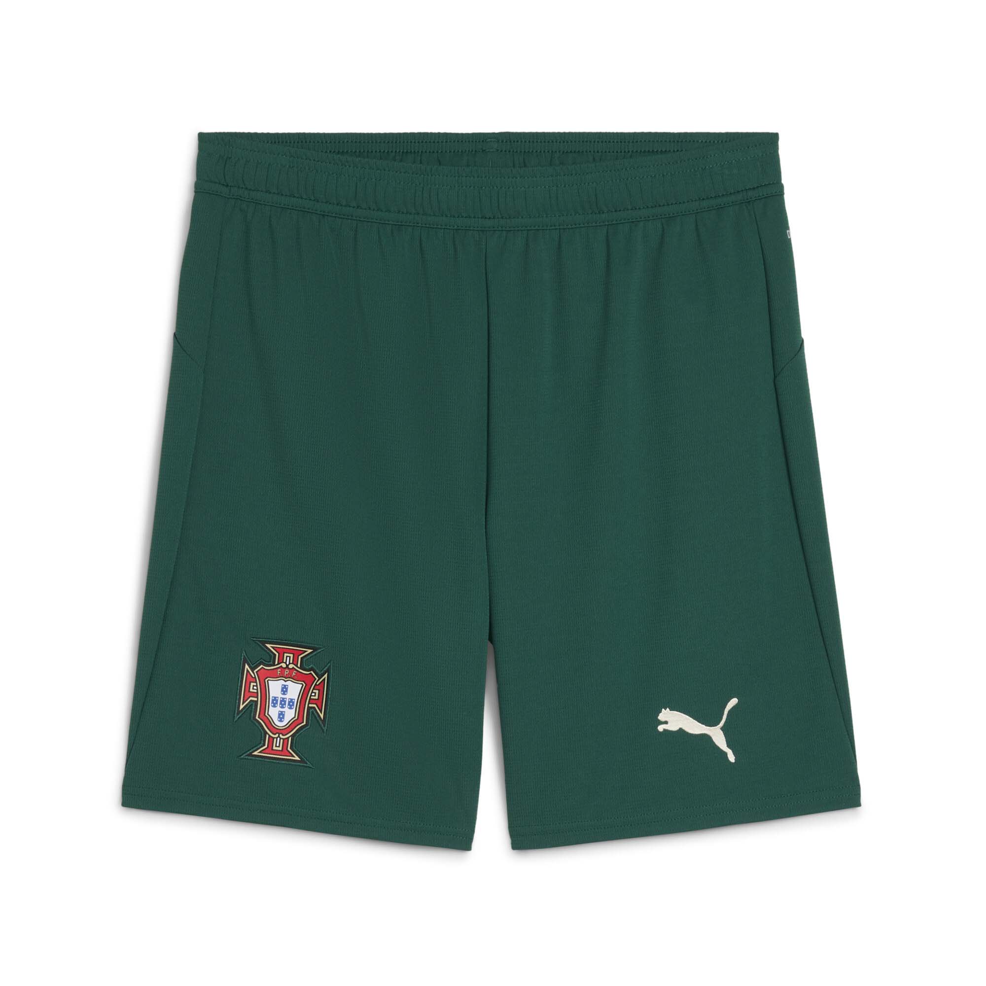 Shop portugal national team puma 2025 home replica shorts – green – Mexico Football Shirts & World Cup Jerseys