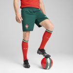 Shop portugal national team puma 2025 home replica shorts – green – Mexico Football Shirts & World Cup Jerseys