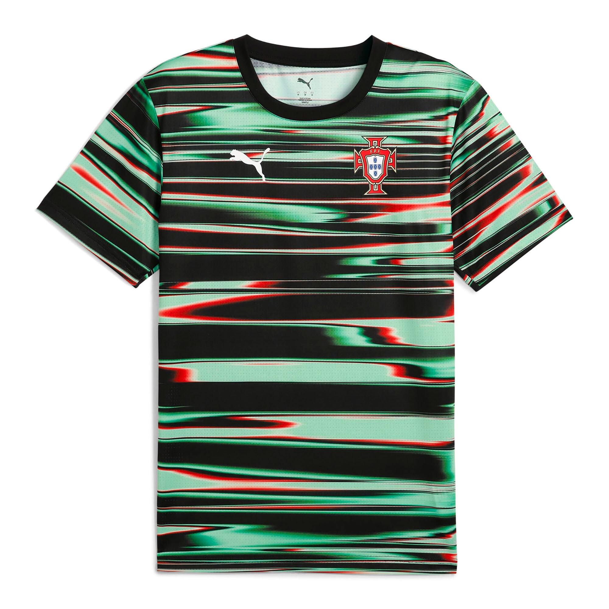 Shop portugal national team puma 2025 pre-match training jersey – black – Mexico Football Shirts & World Cup Jerseys