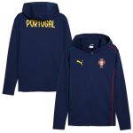 Shop portugal national team puma casuals full-zip hoodie – navy – Mexico Football Shirts & World Cup Jerseys