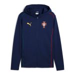 Shop portugal national team puma casuals full-zip hoodie – navy – Mexico Football Shirts & World Cup Jerseys