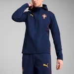 Shop portugal national team puma casuals full-zip hoodie – navy – Mexico Football Shirts & World Cup Jerseys